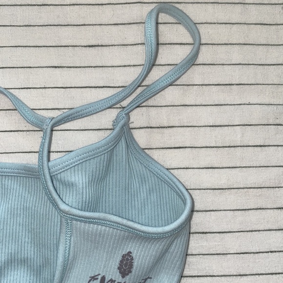 Free People FP Movement Free Throw Bodysuit - Surf Spray (Blue/Teal) - Picture 7 of 7